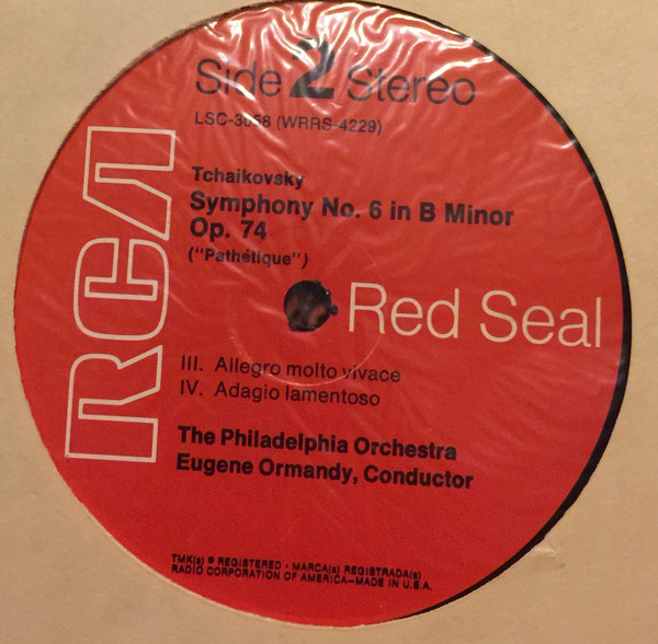 Pyotr Ilyich Tchaiko - Symphony No. 6, Pathétique - Used Vinyl Recor image 4