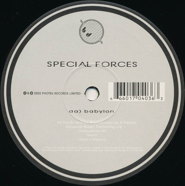 Special Forces - End / Babylon - Used Vinyl Record 12" image 2