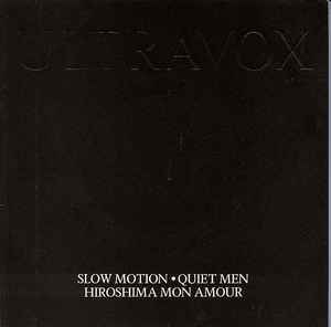 Ultravox - Slow Motion / Quiet Men / Hiroshima Mon Amour - Used Vinyl image 1