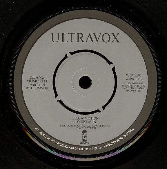 Ultravox - Slow Motion / Quiet Men / Hiroshima Mon Amour - Used Vinyl image 3