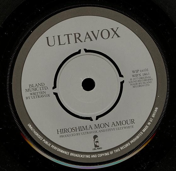 Ultravox - Slow Motion / Quiet Men / Hiroshima Mon Amour - Used Vinyl image 4