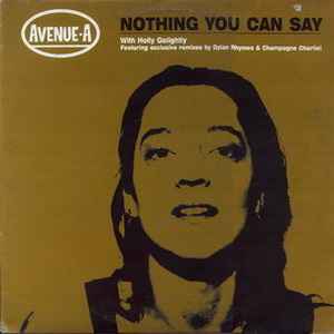 Avenue A - Nothing You Can Say - Used Vinyl Record 12" image 1
