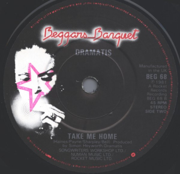Gary Numan - Love Needs No Disguise - Used Vinyl Record 7" image 4