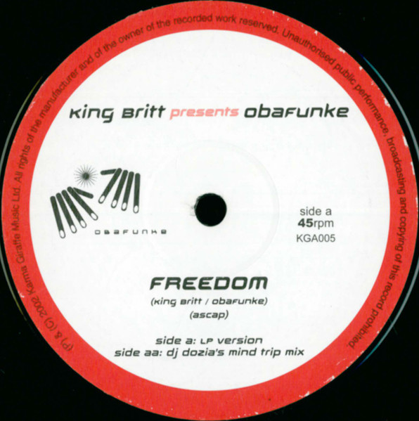 King Britt - Freedom - Used Vinyl Record 12" image 3