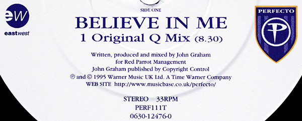 Quivver - Believe In Me - Used Vinyl Record 12" image 5