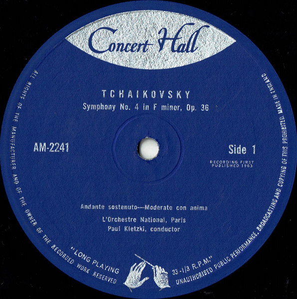 Pyotr Ilyich Tchaiko - Symphony No. 4 In F Minor, Op. 36 - Used Vinyl image 3