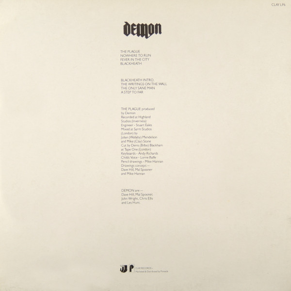Demon - Plague - Used Vinyl Record image 8