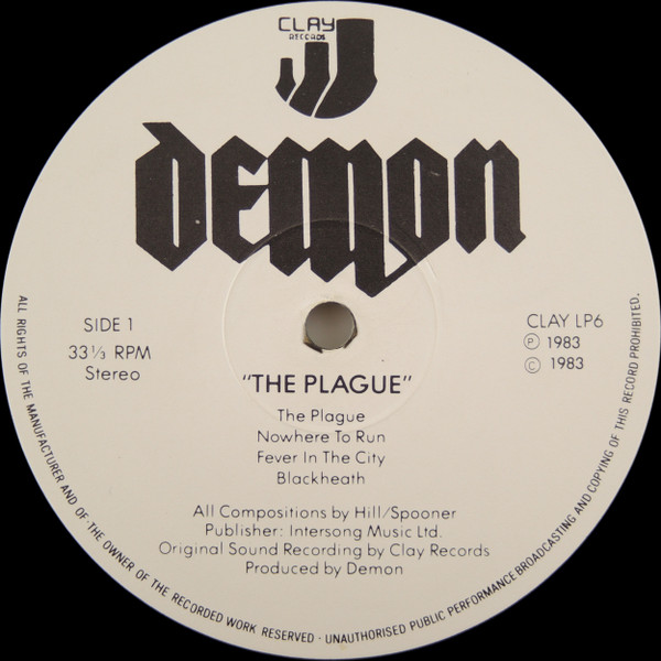 Demon - Plague - Used Vinyl Record image 9