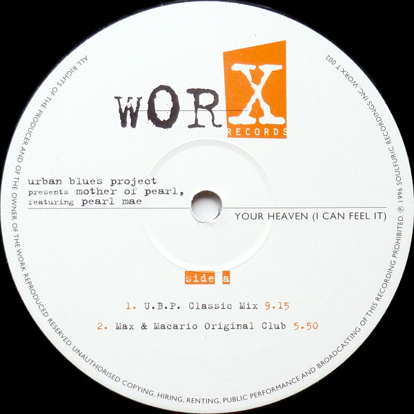 Urban Blues Project - Your Heaven (I Can Feel It) - Used Vinyl Record image 3