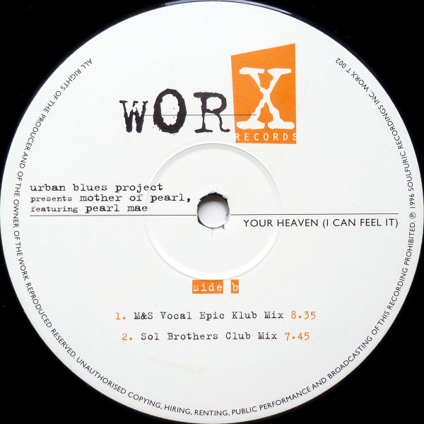 Urban Blues Project - Your Heaven (I Can Feel It) - Used Vinyl Record image 4