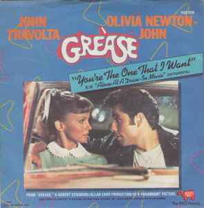 John Travolta - You're The One That I Want - Used Vinyl Record 7" image 1