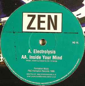 Zen - Electrolysis / Inside Your Mind - Vinyl Record 12" image 1