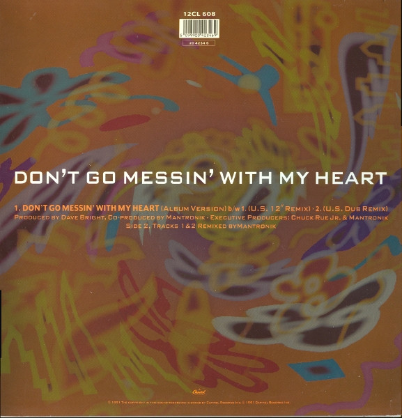 Mantronix - Don't Go Messin' With My Heart - Used Vinyl Record 12" image 2