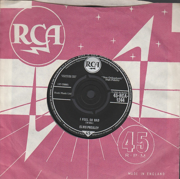 Elvis Presley - Wild In The Country - Used Vinyl Record 7" image 3
