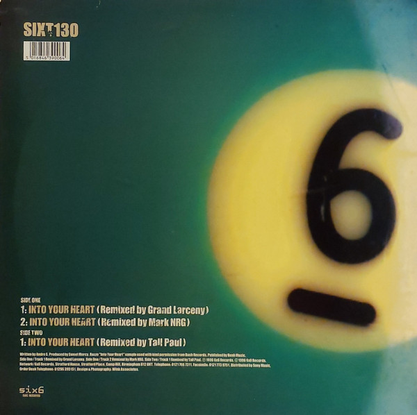 6 By Six - Into Your Heart - Used Vinyl Record 12" image 2