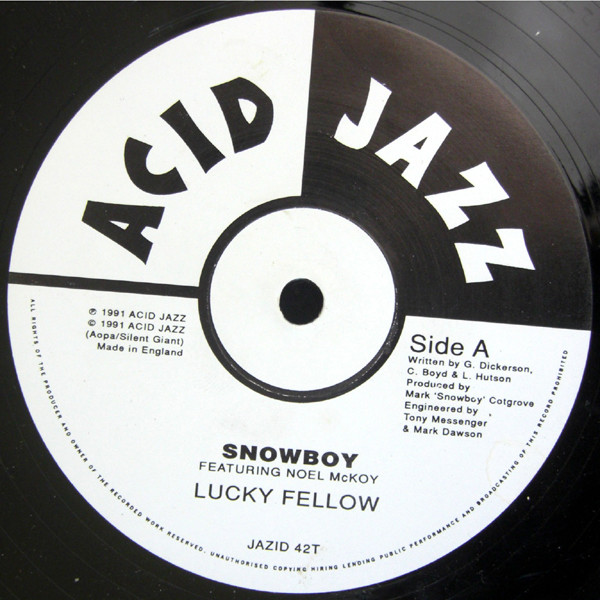 Snowboy - Lucky Fellow - Used Vinyl Record 12" image 3