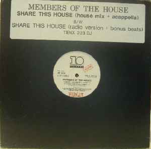 Members Of The House - Share This House - Used Vinyl Record 1 image 1