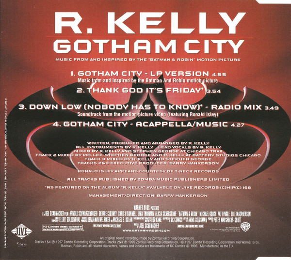 R. Kelly - Gotham City - Used CD image 4