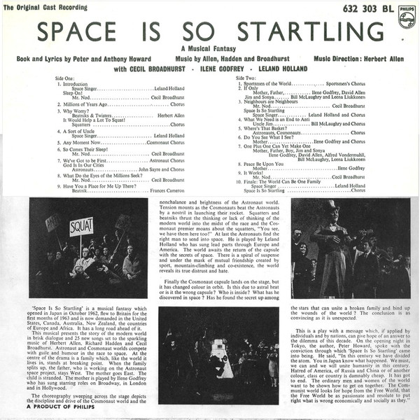 Various - Space Is So Startling - Used Vinyl Record image 2