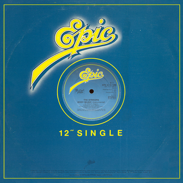 Strikers - Body Music - Used Vinyl Record 12" image 4