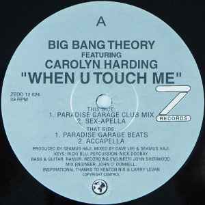 Big Bang Theory - When U Touch Me - Used Vinyl Record 12" image 1