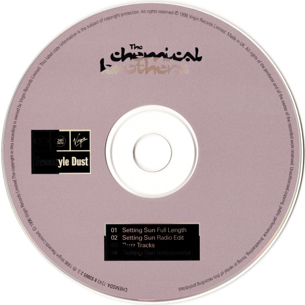 Chemical Brothers - Setting Sun - Used CD image 4