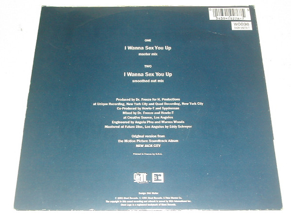 Color Me Badd - I Wanna Sex You Up - Used Vinyl Record 7" image 2