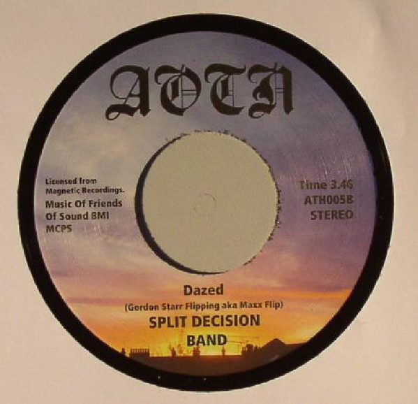 Split Decision Band - Watchin' Out / Dazed - Vinyl Record 7" image 2