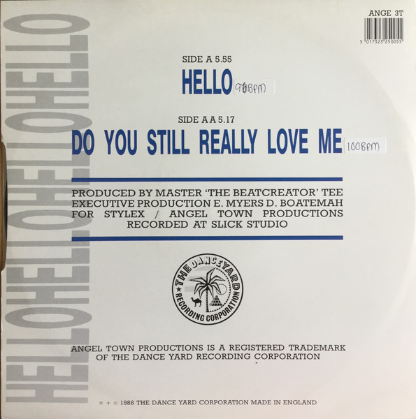 Thomas Esterine - Hello - Used Vinyl Record 12" image 2
