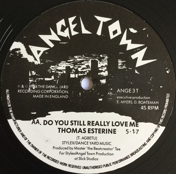 Thomas Esterine - Hello - Used Vinyl Record 12" image 4