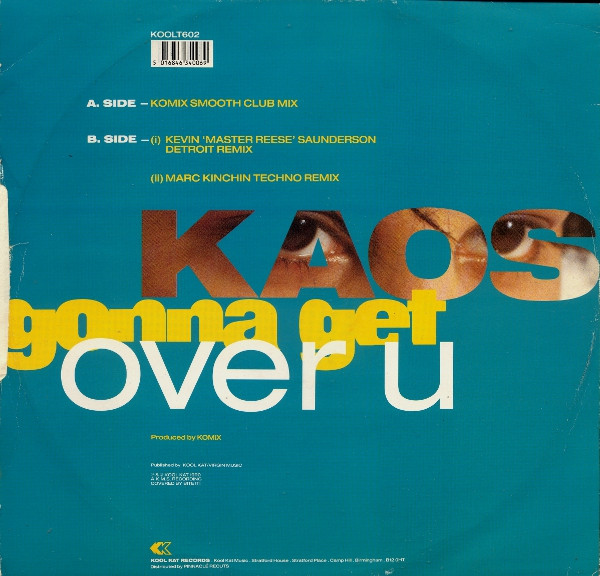 Kaos - Gonna Get Over U - Used Vinyl Record 12" image 2