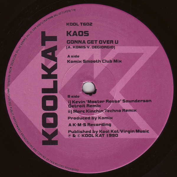 Kaos - Gonna Get Over U - Used Vinyl Record 12" image 3