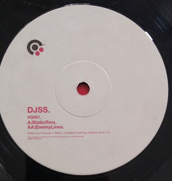 DJ SS - Static Remix / Enemy Lines - Vinyl Record 12" image 5