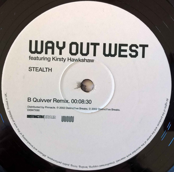 Way Out West - Stealth (12 Inch No.2) - Used Vinyl Record 12" image 4