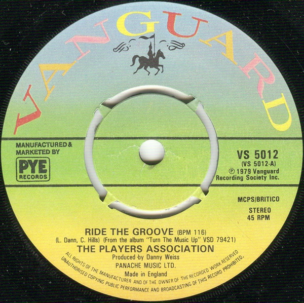 Players Association - Ride The Groove - Used Vinyl Record 7" image 3
