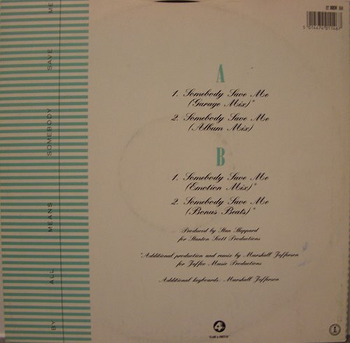By All Means - Somebody Save Me - Used Vinyl Record 12" image 2