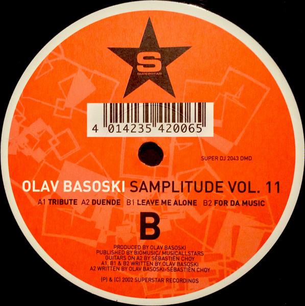 Olav Basoski - Samplitude Vol. 11 - Used Vinyl Record 12" image 3
