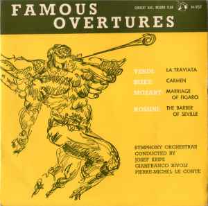 Georges Bizet : Wolf - Famous Overtures - Used Vinyl Record 7" image 1