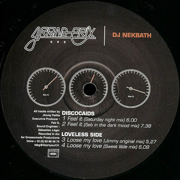 DJ Nekbath - Feel It - Used Vinyl Record 12" image 3