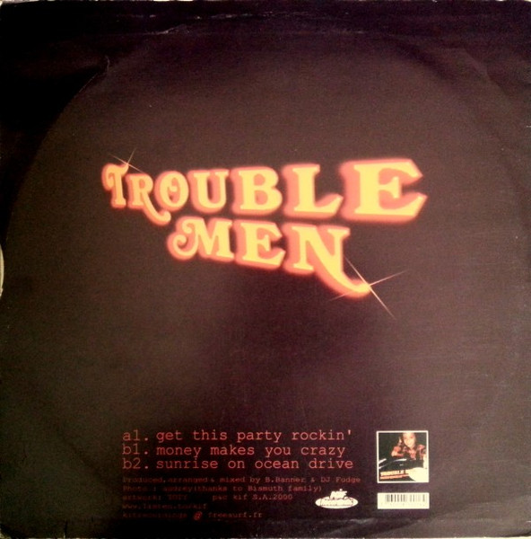 Trouble Men - Party Rockin' Part 1 - Used Vinyl Record 12" image 2