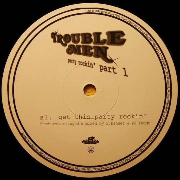 Trouble Men - Party Rockin' Part 1 - Used Vinyl Record 12" image 3