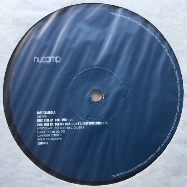 Joey Caligula - Fire - Used Vinyl Record 12" image 4