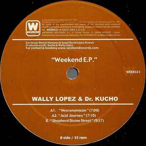 Dr. Kucho! & Wally L - Weekend EP - Used Vinyl Record 12" image 1