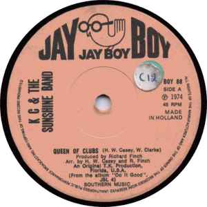 KC & The Sunshine Ba - Queen Of Clubs - Used Vinyl Record 7" image 1