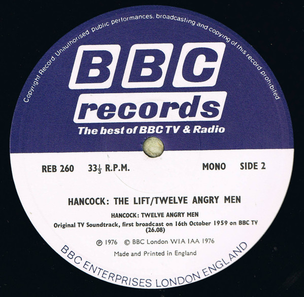 Tony Hancock - Lift / Twelve Angry Men - Used Vinyl Record image 4