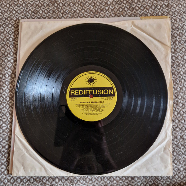 Unknown Artist - Hit Parade Special - Vol. 8 - Used Vinyl Record image 3