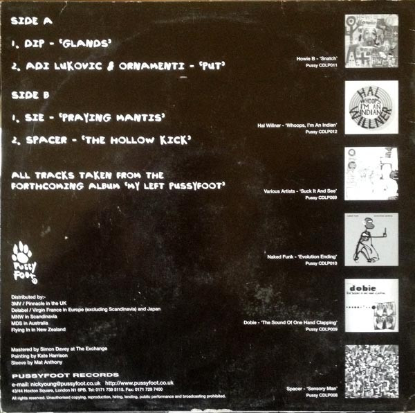 Various - My Left Pussyfoot Sampler - Used Vinyl Record 12" image 2