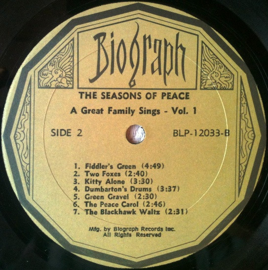 Various - Seasons Of Peace - Used Vinyl Record image 3