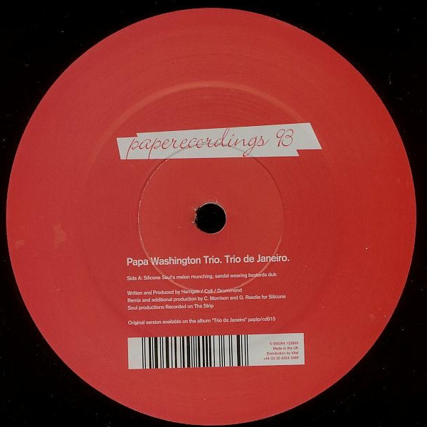 Papa Washington Trio - Trio De Janeiro - Used Vinyl Record 12" image 3