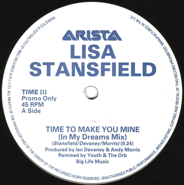 Lisa Stansfield - Time To Make You Mine - Used Vinyl Record 1 image 2